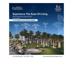 Modern villas for sale in Attapur, Hyderabad | Greenwich by Pranava