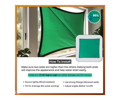 2×5 Window Shade Sails – UV Protection net for Windows - Image 6