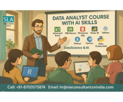 Professional Data Analyst Training in Delhi | AI + ChatGPT Skills, by SLA  Consultants India
