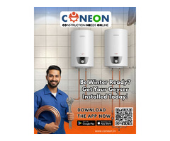 Professional Geyser Install Service in Gurugram – Powered by Coneon