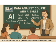 Enroll Now – Data Analyst Training Course in Delhi with AI Skills by SLA Consultants India
