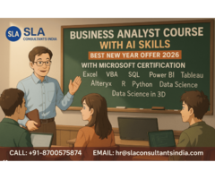 Business Analyst Training in Delhi, Microsoft Certification, Best New Year Offer 2026 by SLA Consult