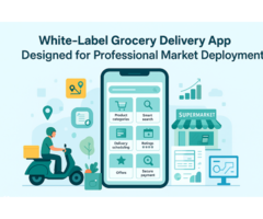 White-Label Grocery Delivery App Designed for Professional Market Deployment