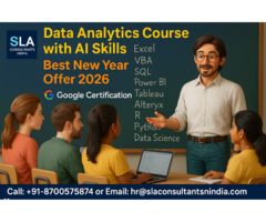 Certified Data Analytics Course Online - Job Oriented Institute, Digitally-enable Job with AI Skills
