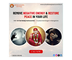 Expert Astrologer in Bangalore for Health and Negative Energy Solutions | Srisaibalajiastrocentre.in