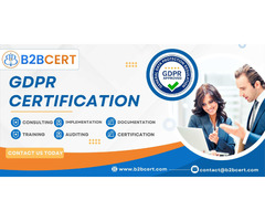 GDPR Certification Services in Bangalore