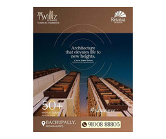 Flats for Sale in Bachupally, Bowrampet | The Twinz by Risinia