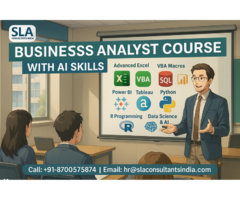 Strategic Business Analyst Course in Delhi NCR, with Alteryx/R-Prog, by SLA Consultants India.