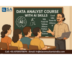 Data Analyst Training in Delhi with Certification and Free Alteryx, R Programming and Gen AI