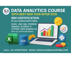 Data Analyst Certification Course in Delhi for Industry-Ready Skills with Free Alteryx, R and Gen AI