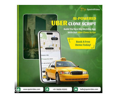 Run Your Taxi Startup Seamlessly with SpotnRides Uber Clone App