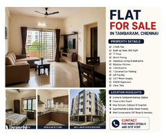 Flat for Sale in Tambaram, Chennai