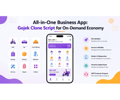 All-in-One Business App: Gojek Clone Script for On-Demand Economy