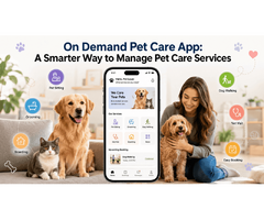 On Demand Pet Care App: A Smarter Way to Manage Pet Care Services