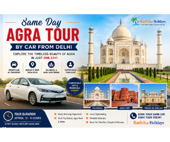 Same Day Agra Tour By Car From Delhi