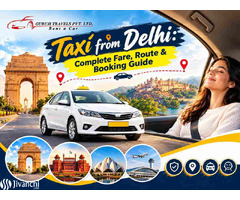 Taxi from Delhi: Easy Booking for Outstation Travel
