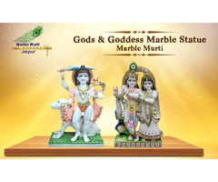 Traditional White Marble God Statues in Mangalore, Karnataka | MarbleMurtiJaipur