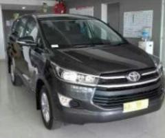 Innova Cryta 7+1 with driver for taxi purpose 4hr/100 1500/-