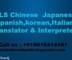 09015414181 ​CHINESE TRANSLATOR IN MEERUT