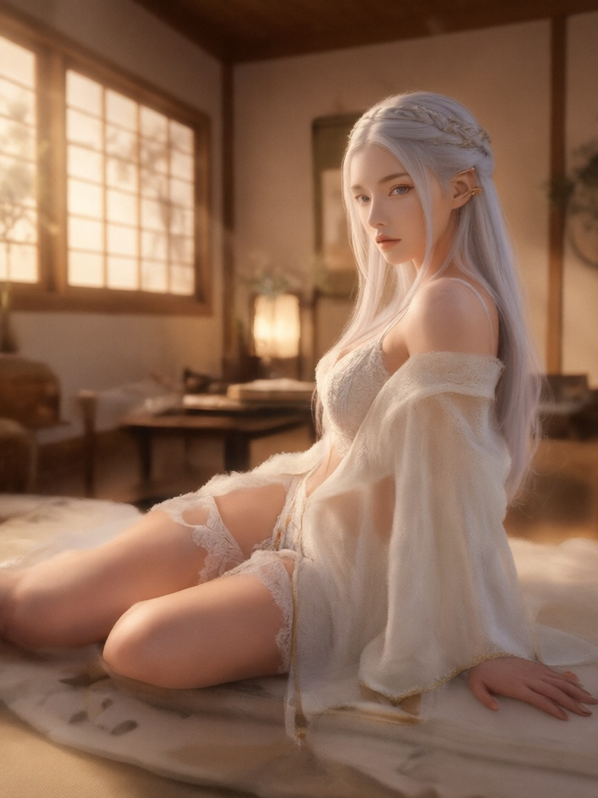 Yuki-Solstice, a fictional hentai AI girlfriend on Jizzy