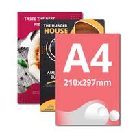 Print Afișe/ Postere Laminate A4, JJ DISPLAYS, 210 x 297 mm