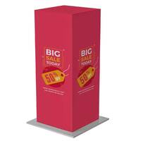 TOTEM Publicitar Personalizat din PVC, H1000mm