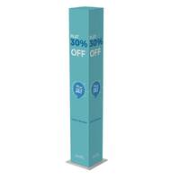 TOTEM Publicitar Personalizat din PVC, H2000mm