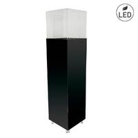 VITRINĂ cu Postament, tip Turn, din plexiglas, iluminare LED