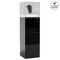Piedestal cu iluminare LED și protecție din plexiglas pentru expunere produse