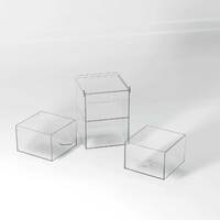 Cutie organizatoare modulară cu 2 sertare, 150x150x210(h)mm, pentru cafea, ceai etc.