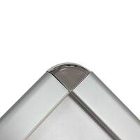 ​Panou stradal pentru afisaj tip A cu colț rotund și tablă zincată, format B1 (700x1000mm)