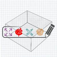 Cutie organizatoare simplă, din plexiglas, dimensiuni la cerere