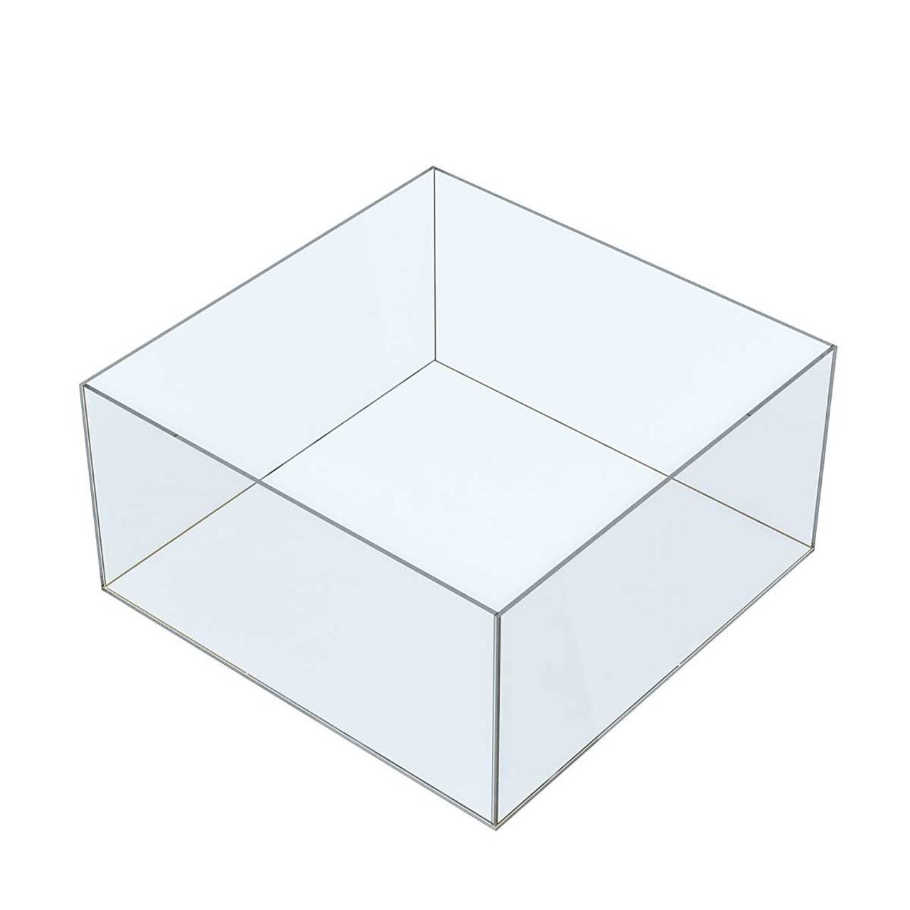 Cutie organizatoare simplă, din plexiglas, dimensiuni la cerere