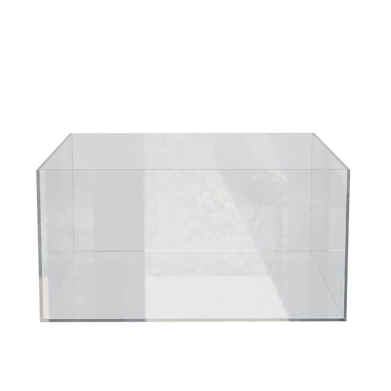 Cutie organizatoare simplă, din plexiglas, format 200 x 200 x 100(h).