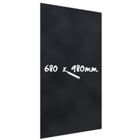 Tablă de scris cu creta pentru meniu, promoții, prețuri, format 680x980mm.