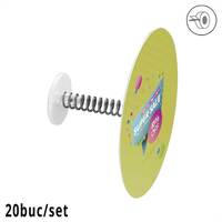 Wobbler prevăzut cu arc si personalizare,20buc/set, JJ DISPLAYS