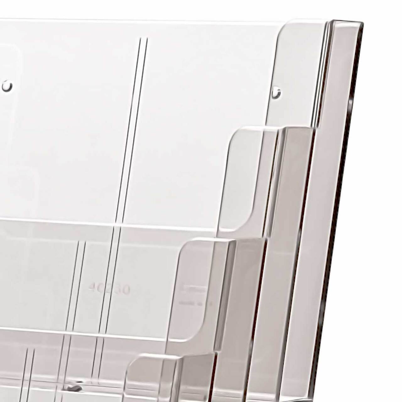 Counter Stander, Leaflet Dispensers - suport pentru pliante JJ DISPLAYS, 210 x 297 mm