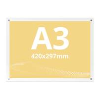 Acrylic Poster Frame A3, JJ DISPLAYS, 297 x 420 mm