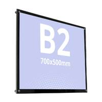 Acrylic Poster Frame B2 - 500 x 700 mm Negru JJ DISPLAYS