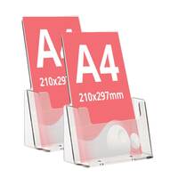Suport pentru pliante, JJ DISPLAYS, 210 x 297 mm, 2buc/set