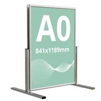 People Stopper Swing Star A0, JJ DISPLAYS, 841 x 1189 mm