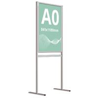 Info Board A0, JJ DISPLAYS, 841 x 1189 mm, simplă față