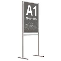 Info Board A1, JJ DISPLAYS, 594 x 841 mm, dublă față
