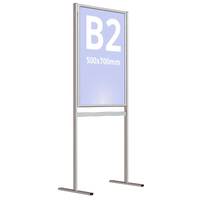 Info Board S5, JJ DISPLAYS, 500 x 700 mm, dublă față