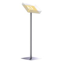 Suport cu picior pentru expunere pliante, reviste, broșuri, JJ DISPLAYS, format A3 (297x420mm), Landscape