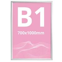 Window Frame 25, ramă click din aluminiu pentru ferestre B1 - 700 x 1000 mm JJ DISPLAYS
