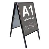People stopper negru A1, JJ DISPLAYS, 594 x 841 mm