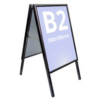 People stopper negru S5, JJ DISPLAYS, 500 x 700 mm