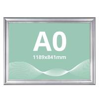 Ramă click ART, cu profile din aluminiu eloxat A0, JJ DISPLAYS, 841 x 1189 mm