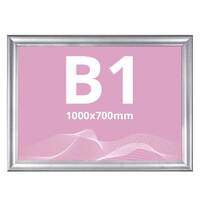 Ramă click ART cu profil din aluminiu eloxat B1- 700 x 1000 mm JJ DISPLAYS
